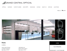 Tablet Screenshot of grandcentraloptical.com